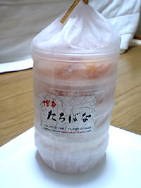 博多たちばなの明太子